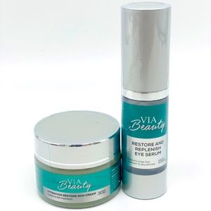 Via Beauty Hydration Restore Skin Cream& Eye Serum